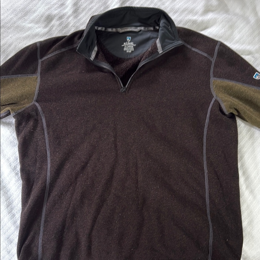 Kuhl Men's Quarter-Zip Pullover in Earth Tones